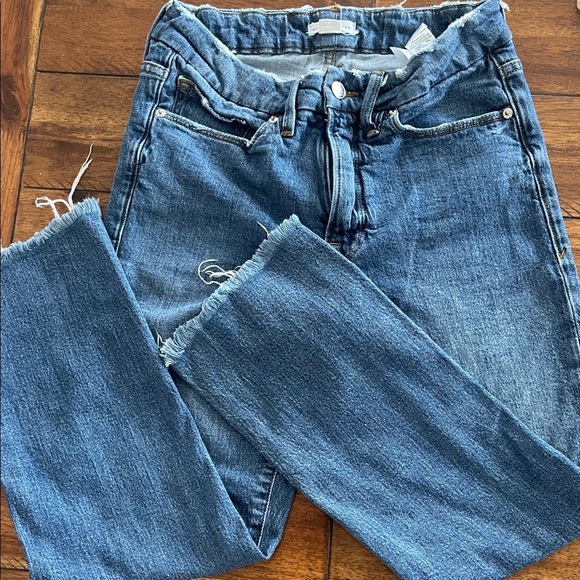 Good American Denim - Good American blue denim jeans size 6/28 high